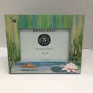 Braeland Vintage 1996 Painted Decorated Picture Frame